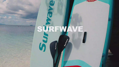 Surfwave Inflatable Stand up Paddle Board Extra Wide & Thick Board Accessory kit_Aqua