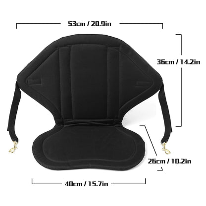 Adjustable surfboard Kayak Canoe ditable Seat black - RIDEO