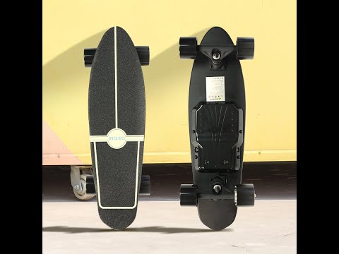 A display video of Rideo mini electric skateboard